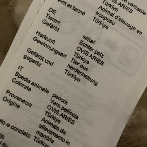 Sandro shearling jacket NWT authentic and epic - Picture 8 of 9